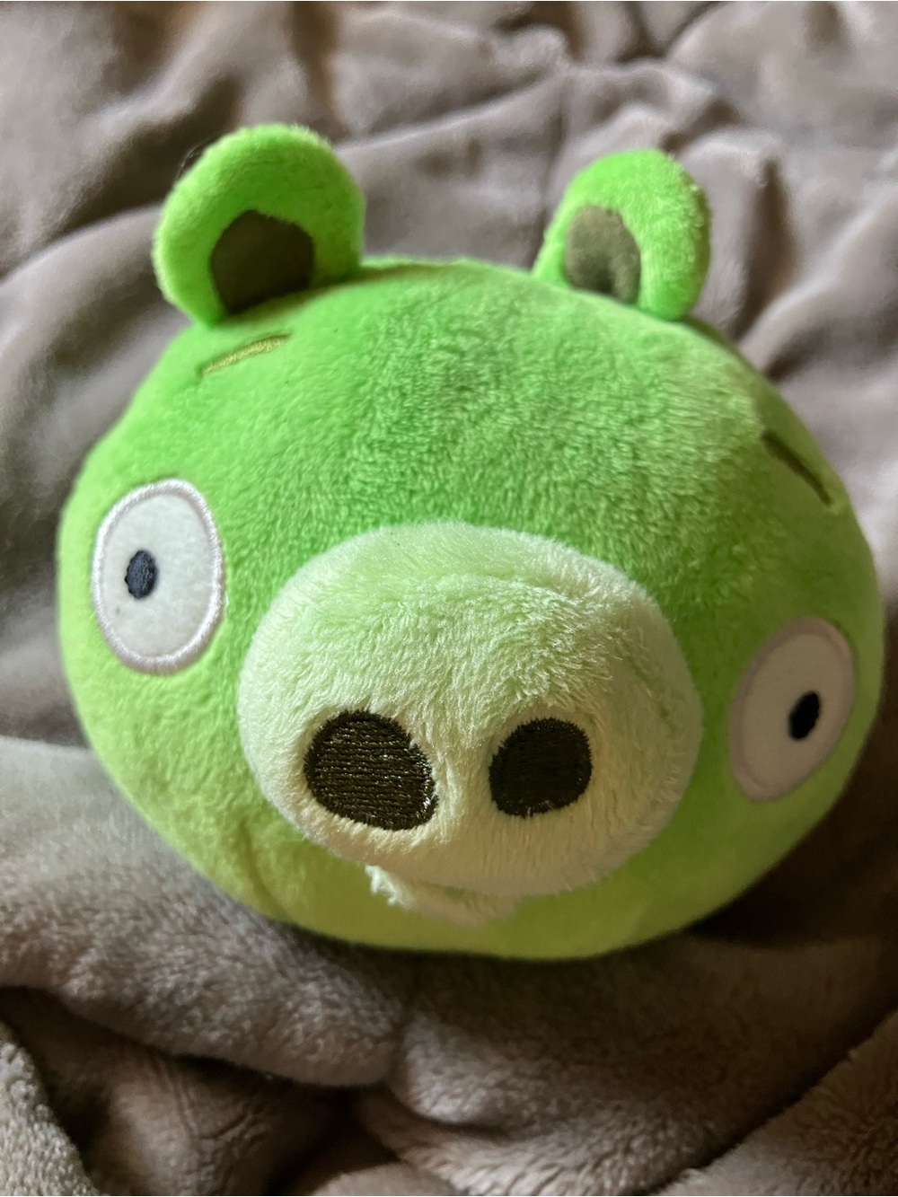 Angry Birds 5” Green Minion Pig Plush Stuffed Toy No Sound Commonwealth 2010